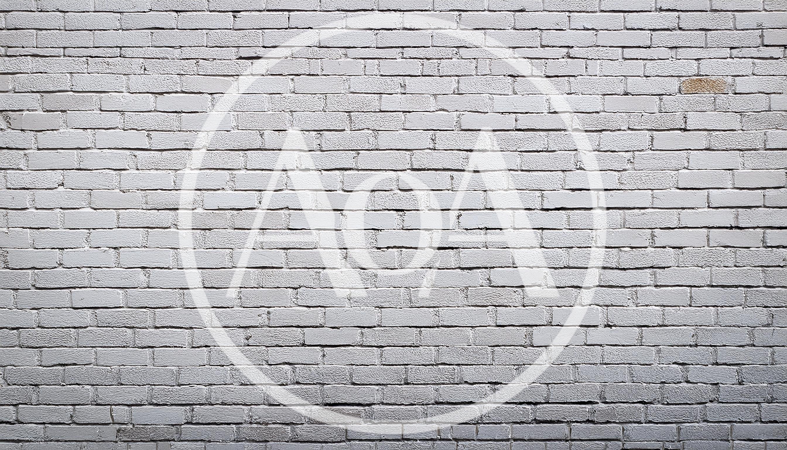White Painted Brick Wall Texture Background