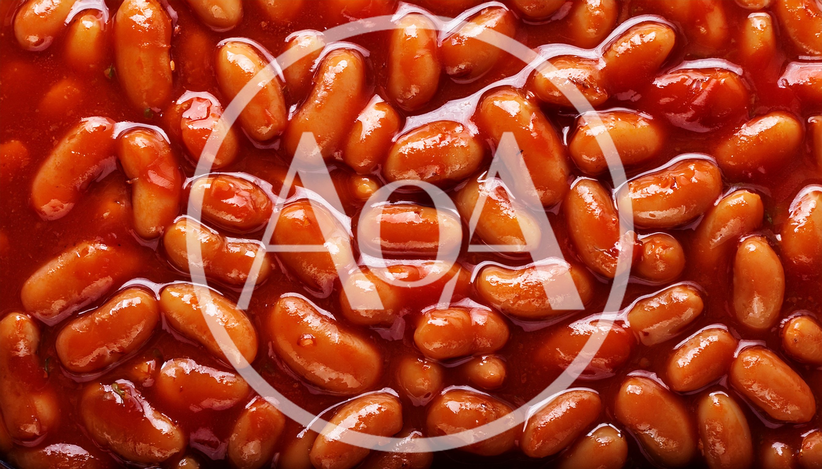 Close Up Of Baked Beans In Tomato Sauce