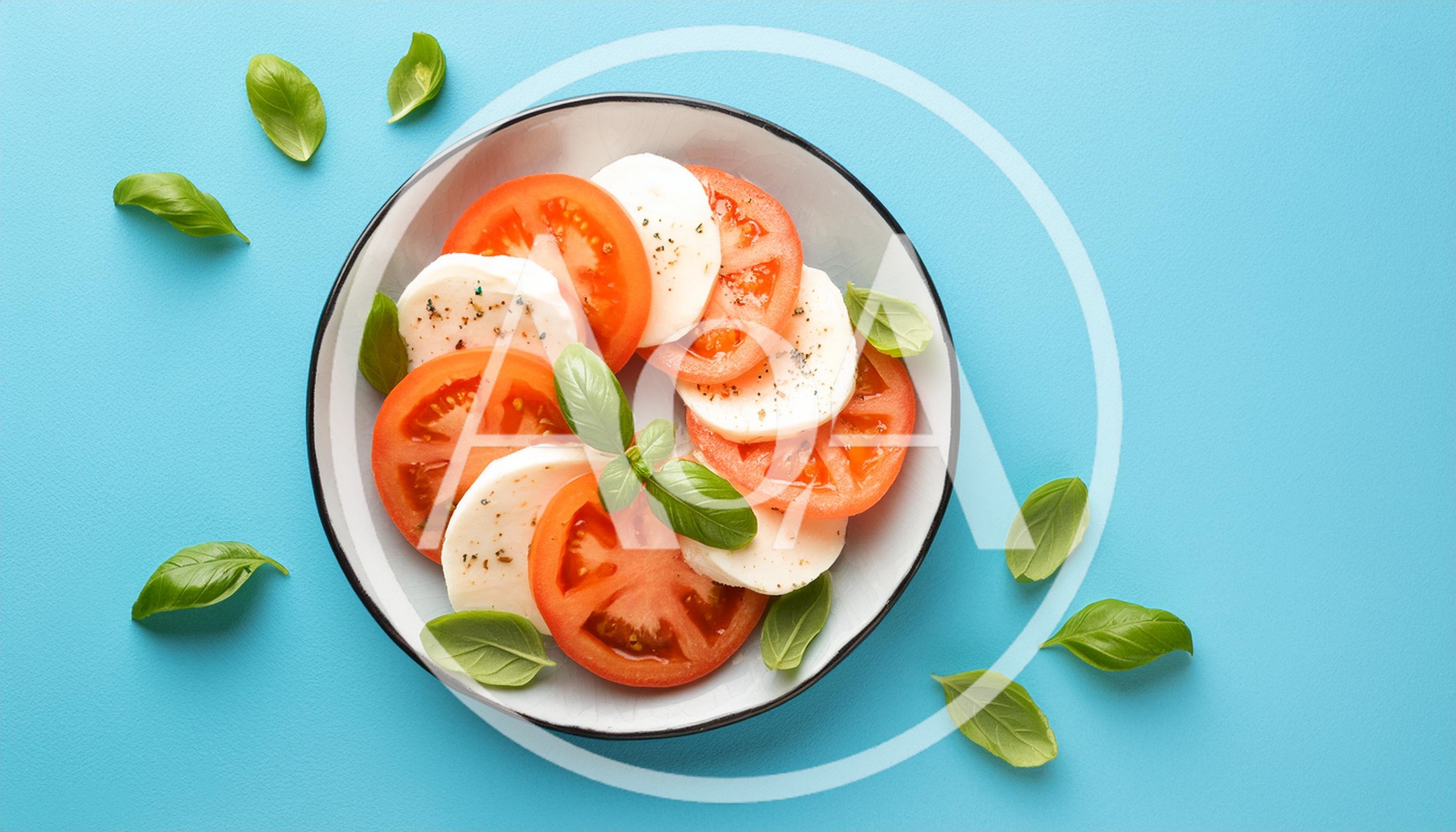 Caprese Salad With Tomato Mozzarella And Fresh Basil