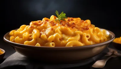 Baked Macaroni and Cheese in a Bowl