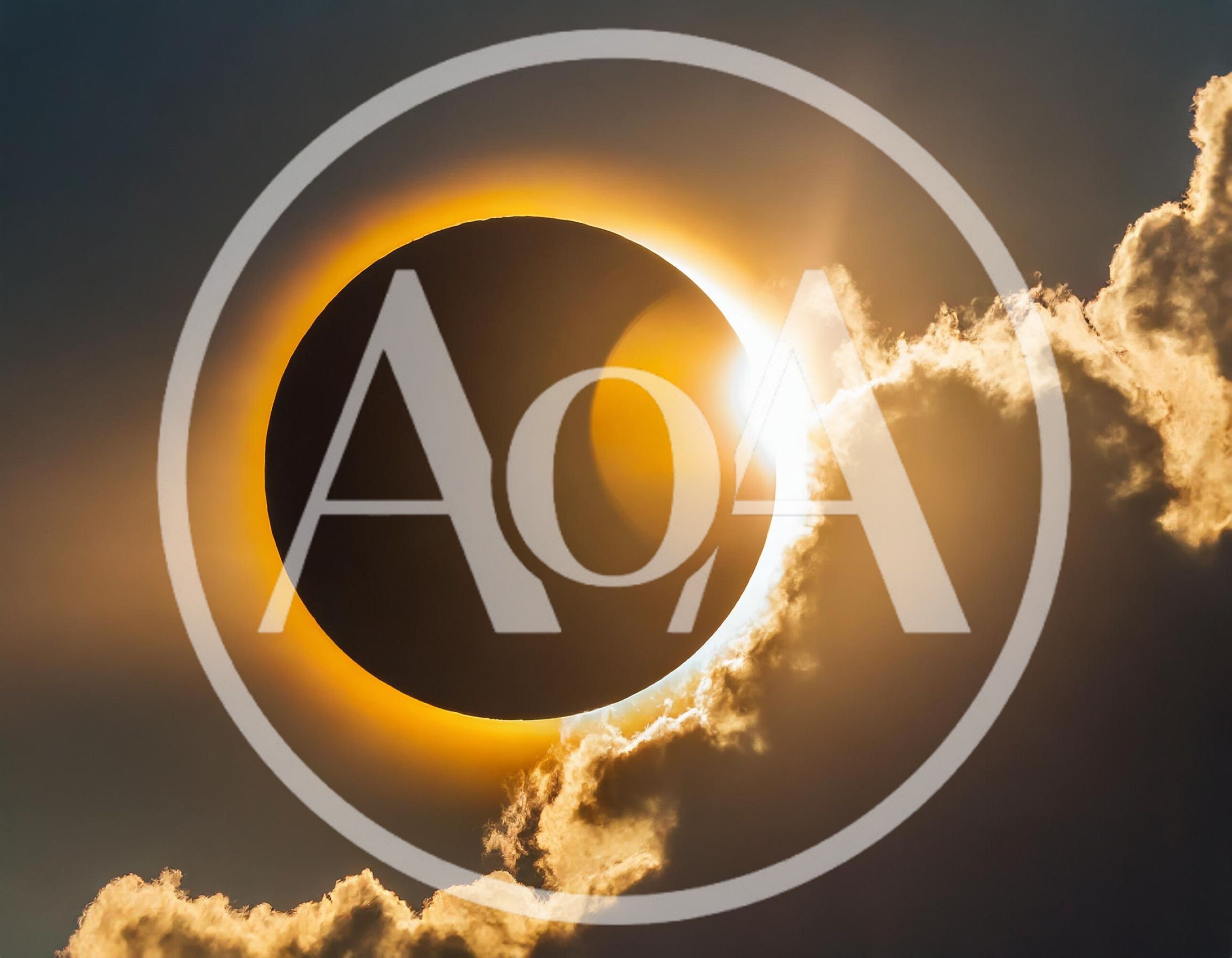 Partial Solar Eclipse Partially Obscured by Clouds