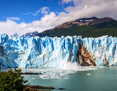 Perito Moreno Glacier Calving Into Argentino Lake