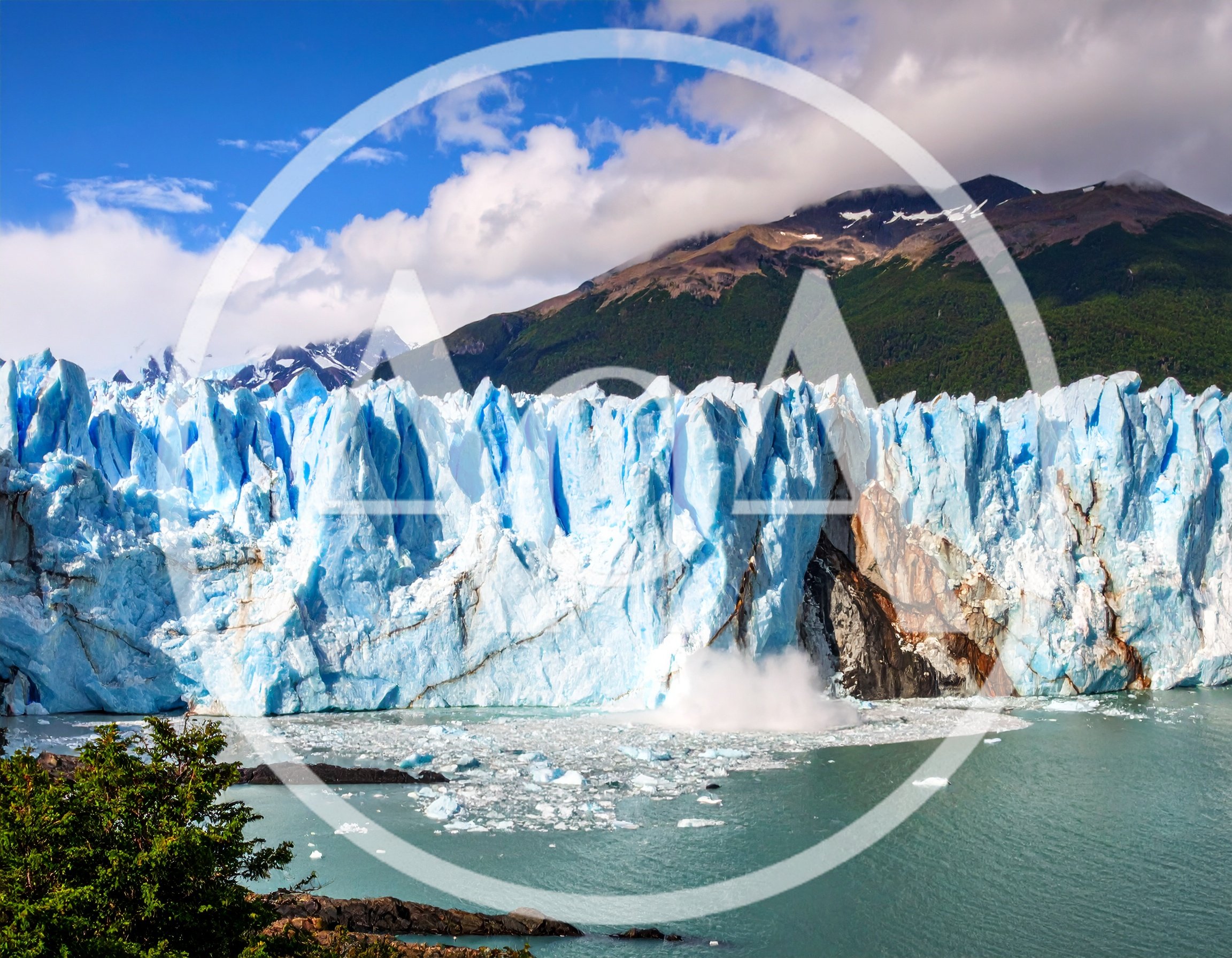Perito Moreno Glacier Calving Into Argentino Lake