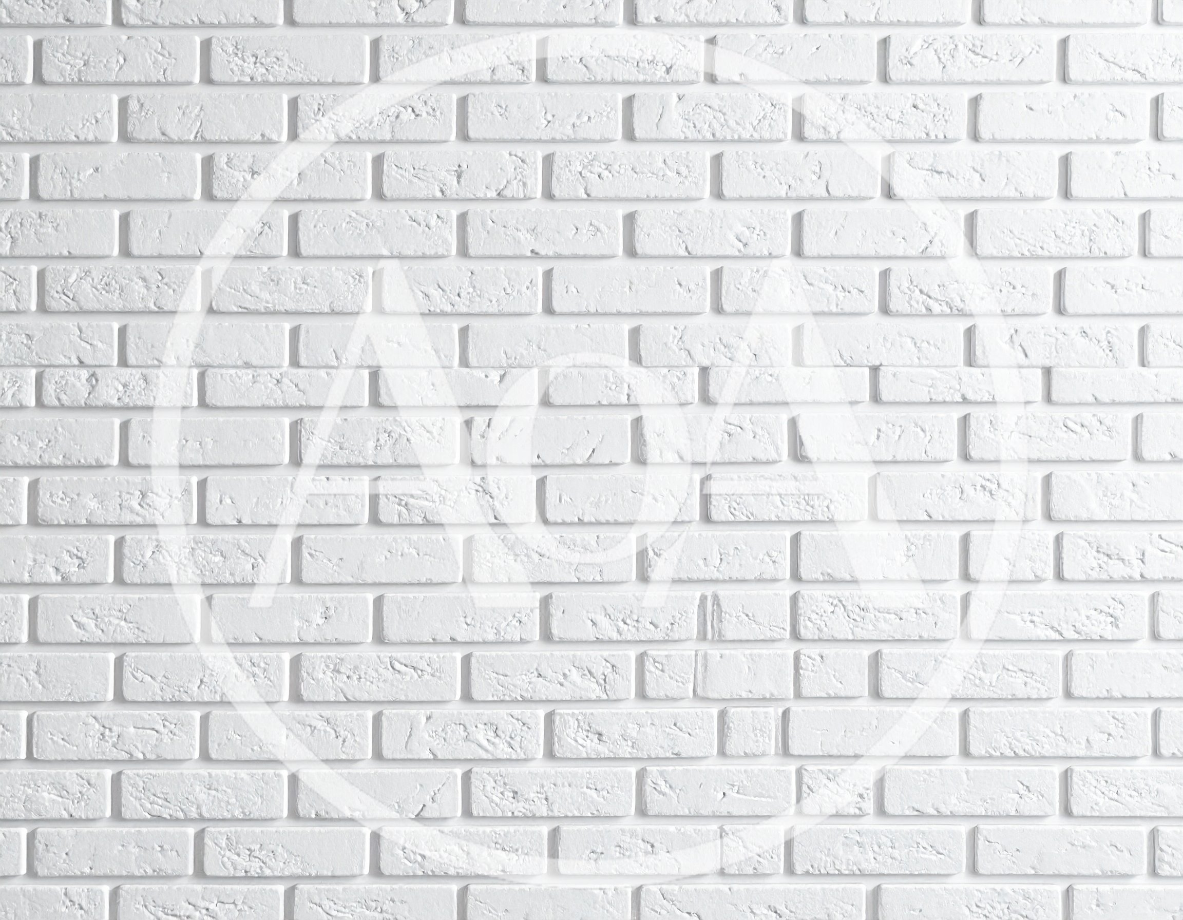 White Painted Brick Wall Texture Background