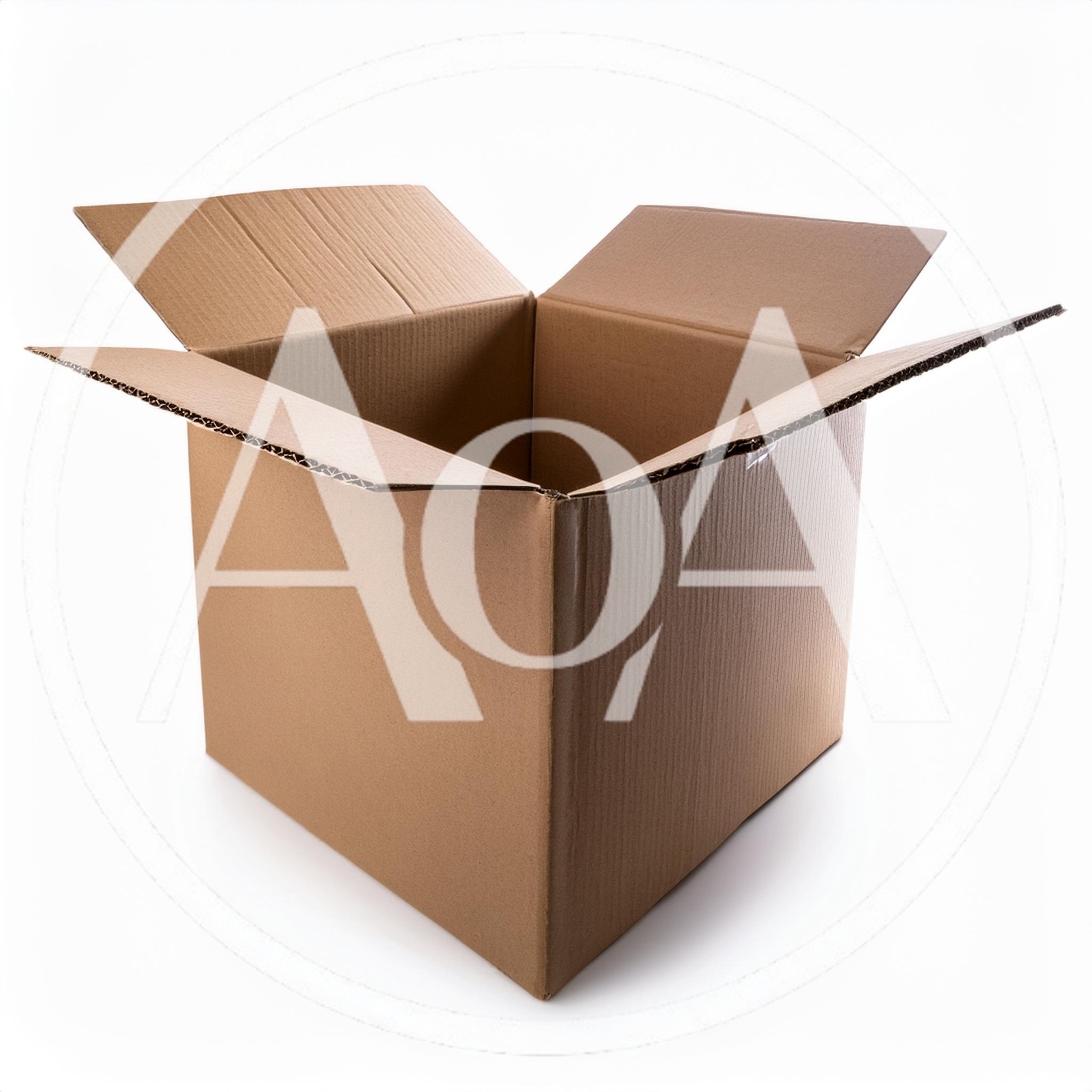 Open Empty Cardboard Shipping Box
