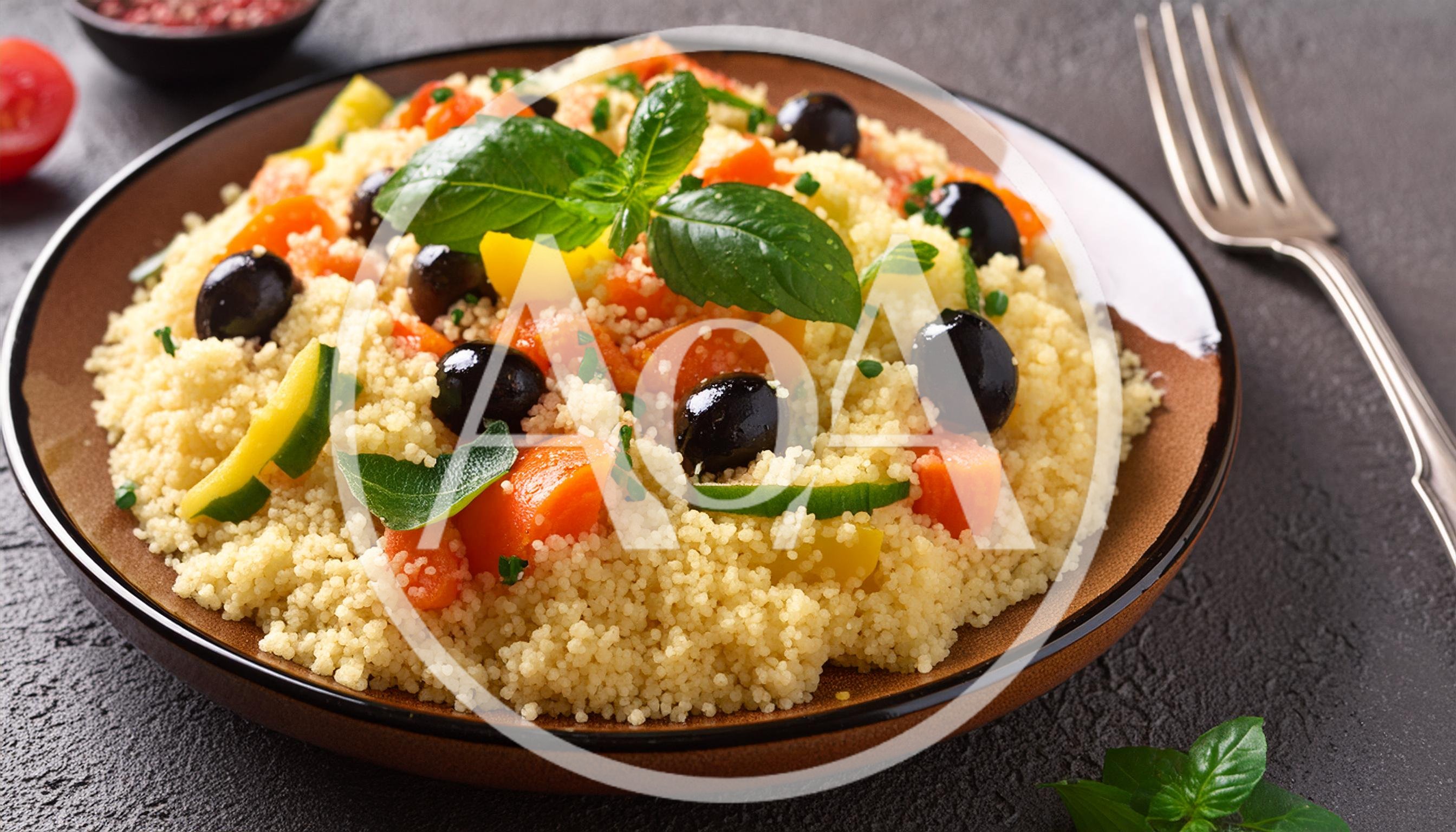 Couscous Salad With Vegetables And Olives
