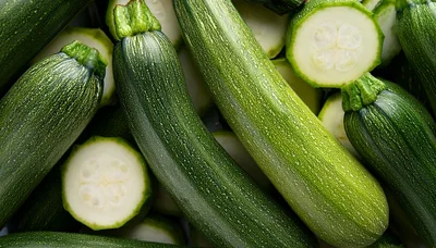 Fresh Green Zucchini Squash Vegetables