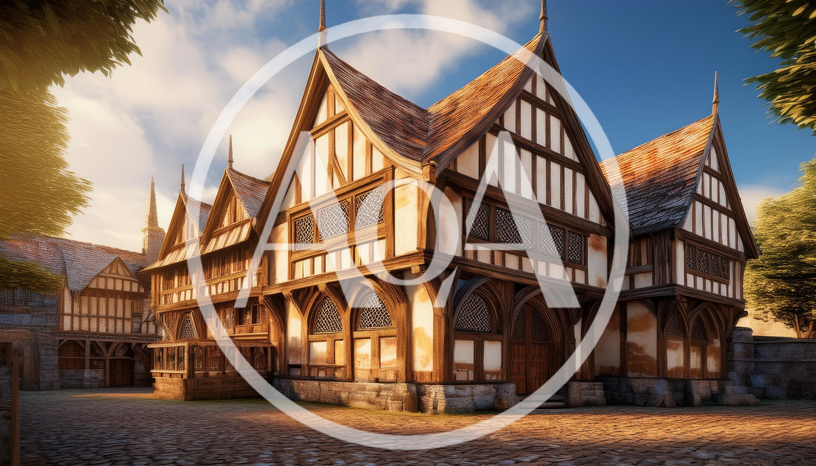 Medieval Tudor Style Timber Framed Building