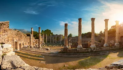 Ancient Roman Ruins Of Sagalassos In Turkey