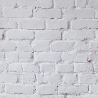 White Painted Brick Wall Texture Background