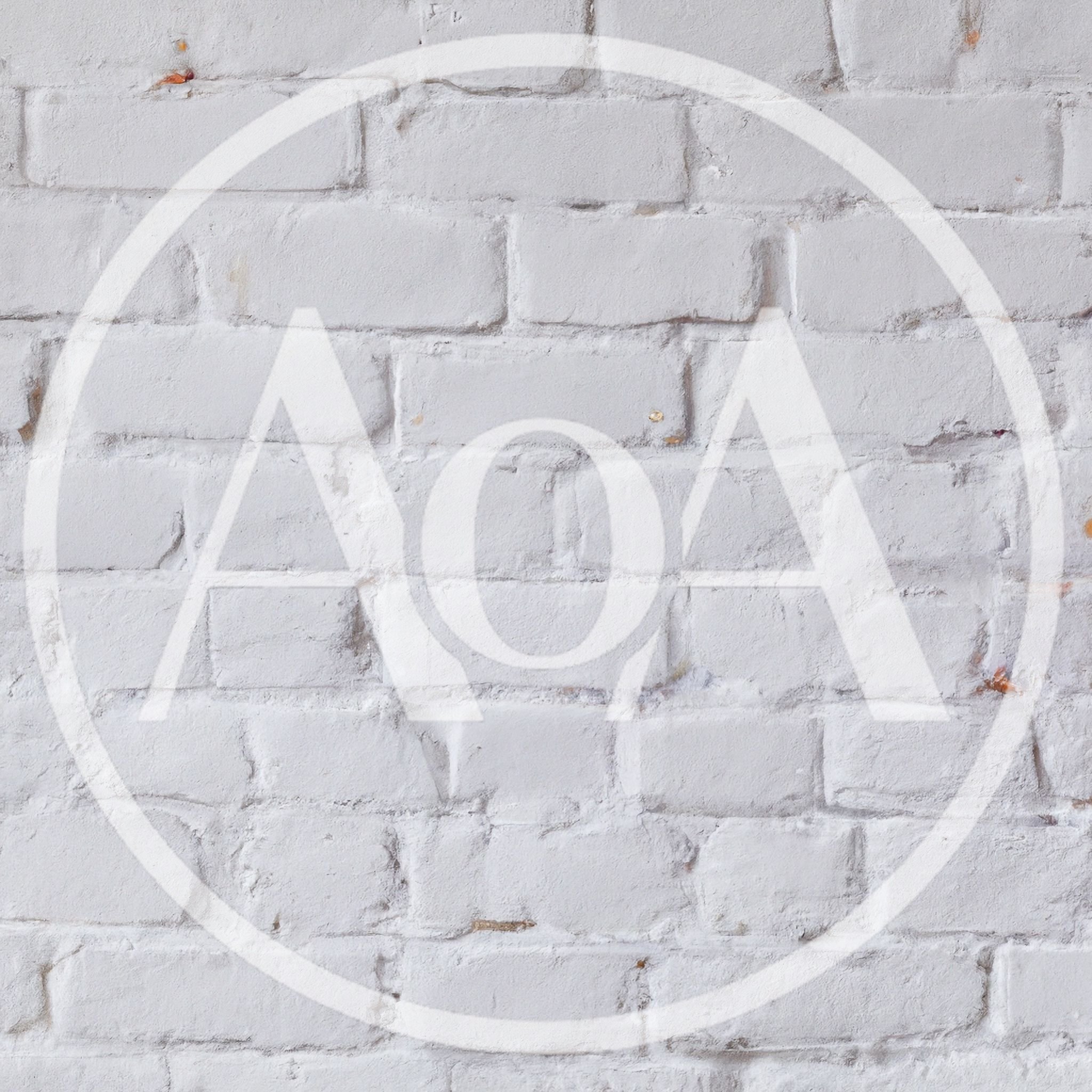 White Painted Brick Wall Texture Background