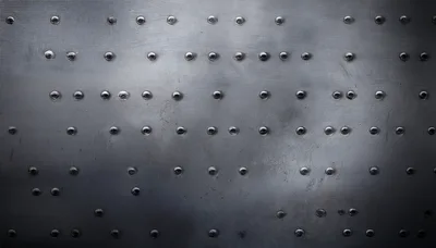 Industrial Metal Sheet With Rivets Texture