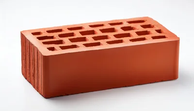 Single Red Perforated Clay Brick