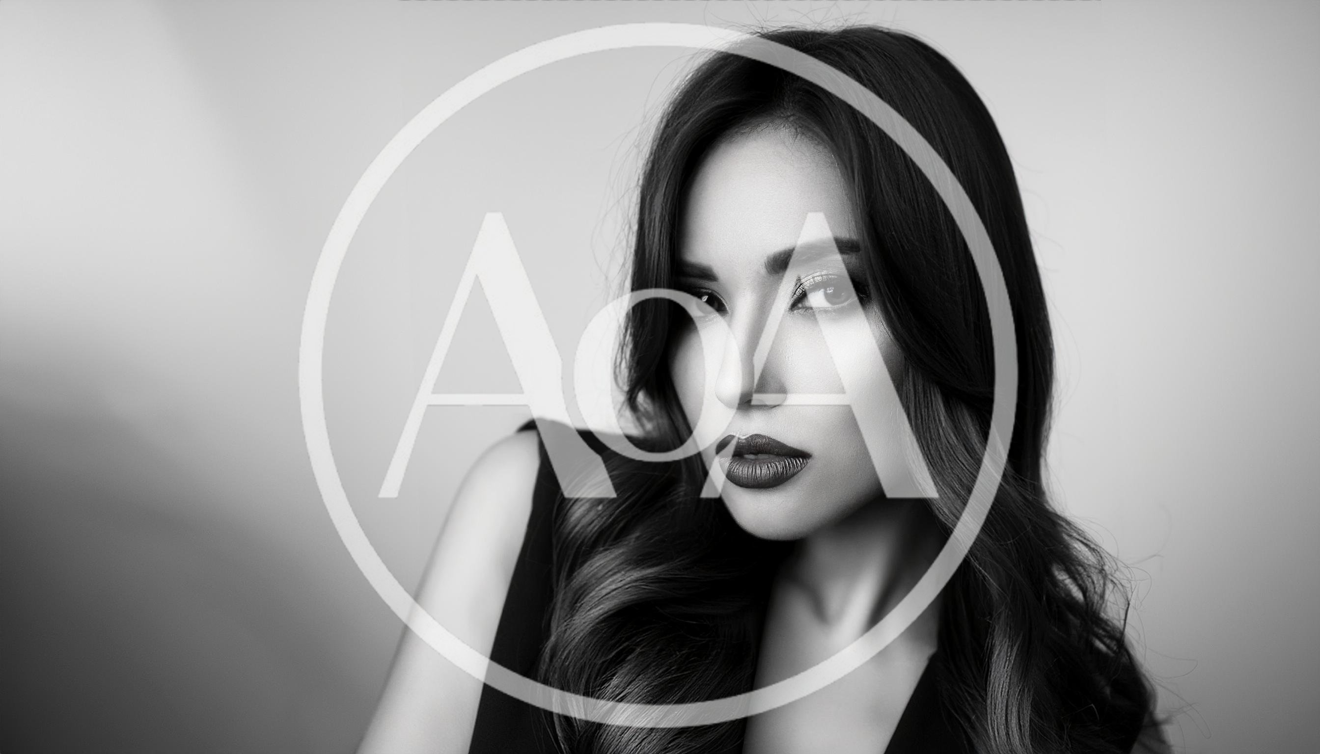Portrait Of A Beautiful Woman With Wavy Hair