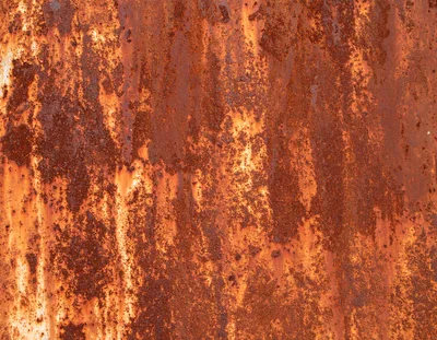 Weathered Metal Surface With Heavy Rust Texture