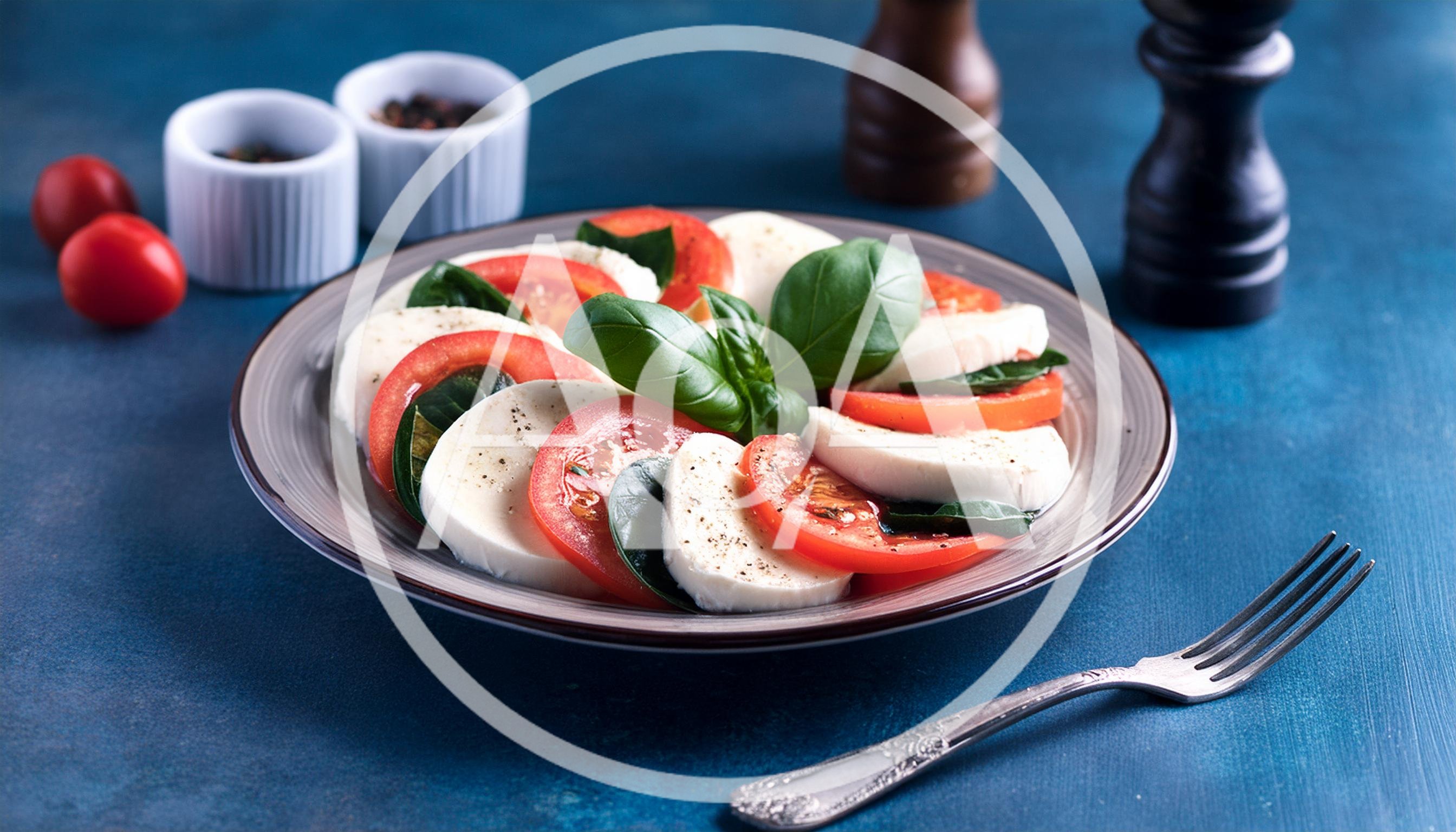 Caprese Salad With Mozzarella Tomato And Basil