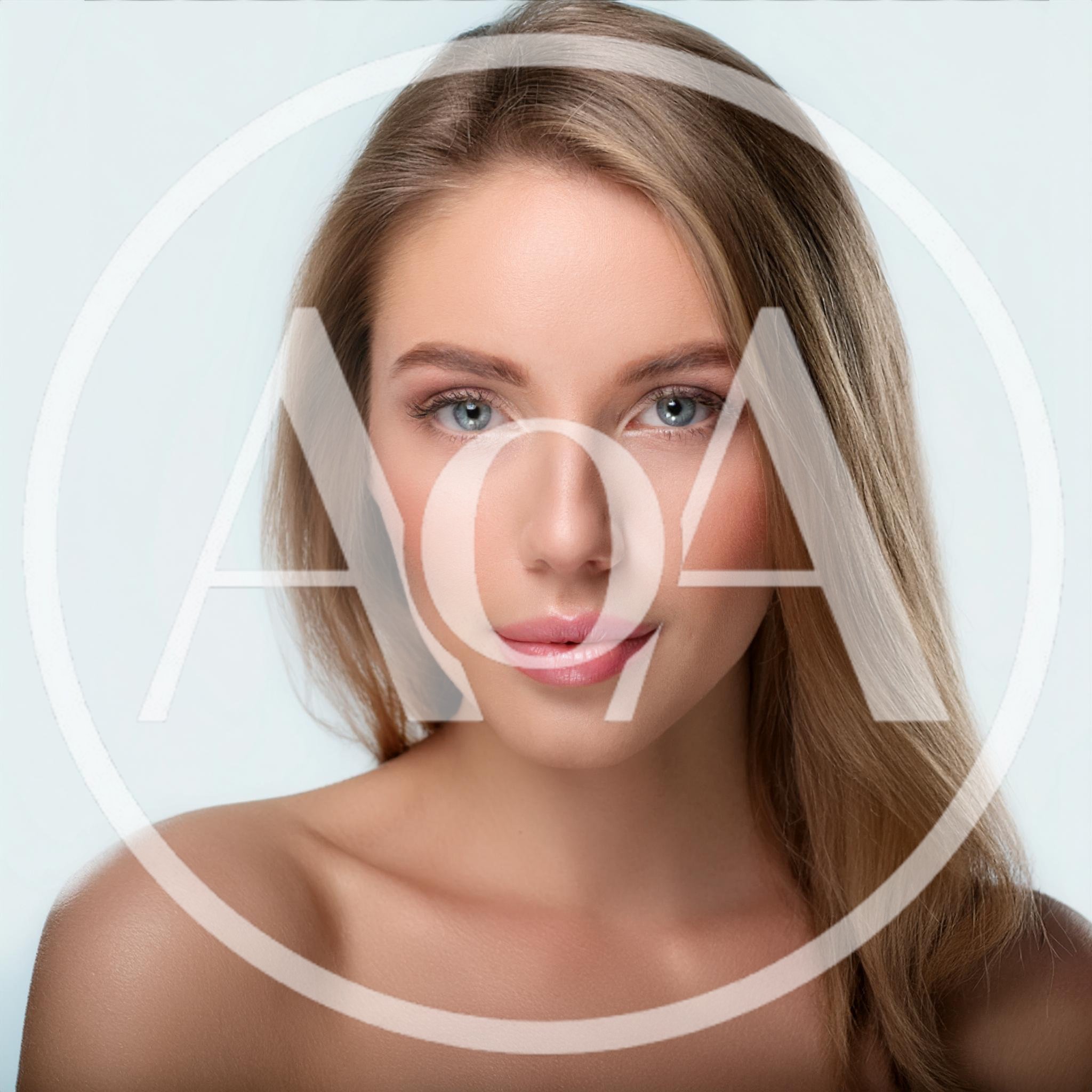 Portrait Of A Beautiful Young Woman With Natural Makeup
