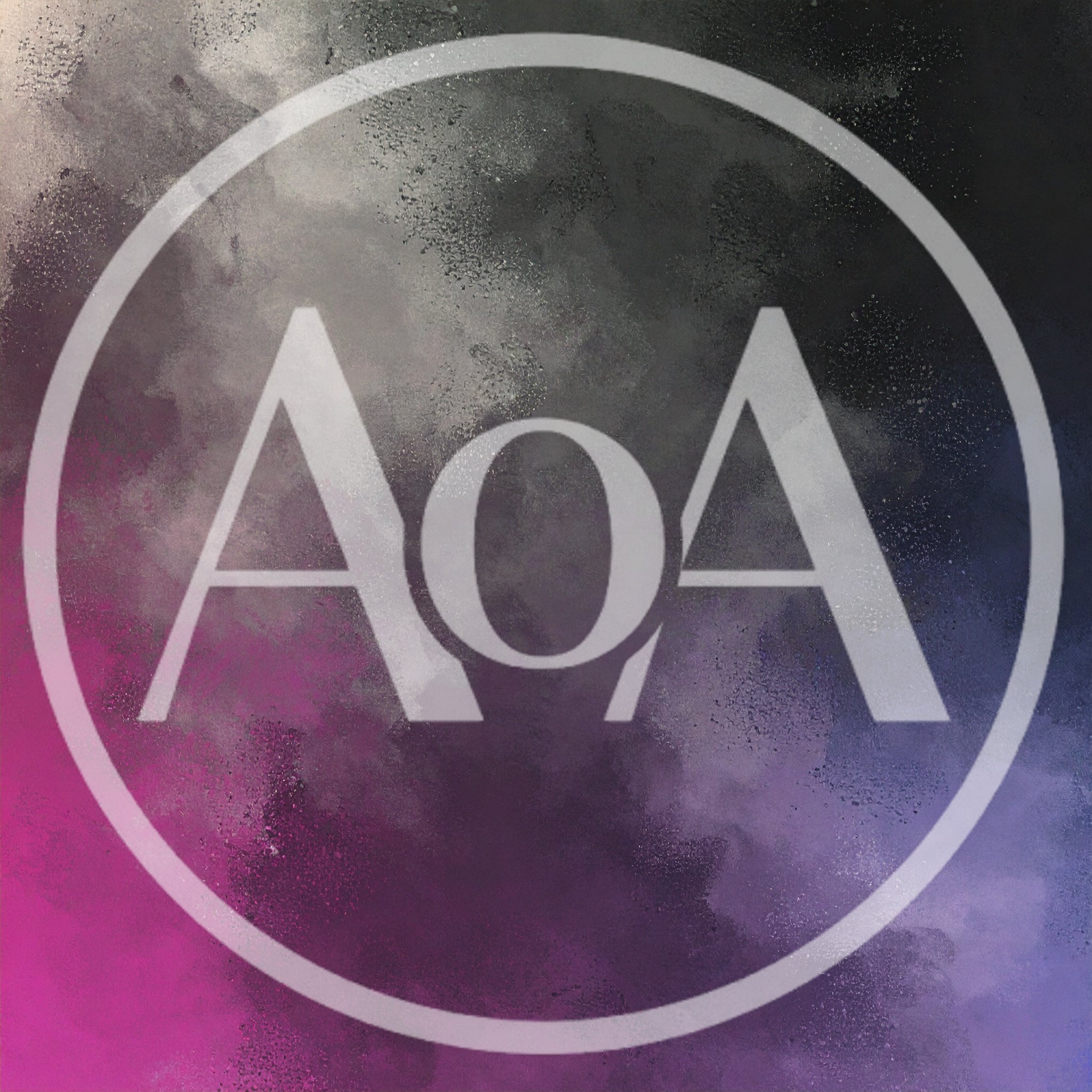 Abstract Watercolor Background With Pink And Purple Gradient