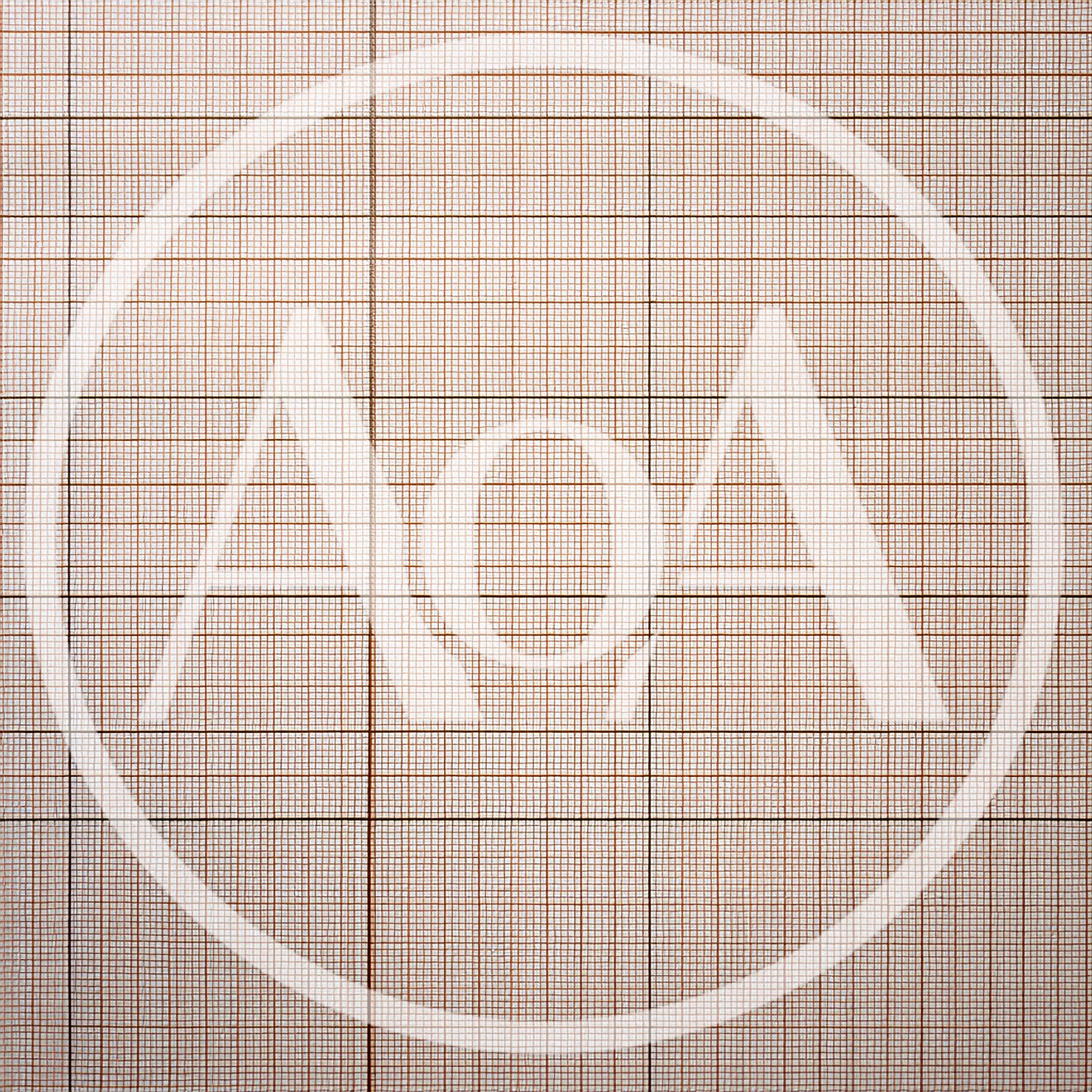 Close Up Of Brown Graph Paper Grid