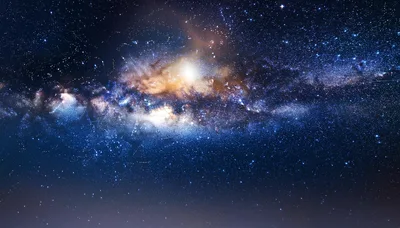 Stunning Milky Way Galaxy Across The Night Sky
