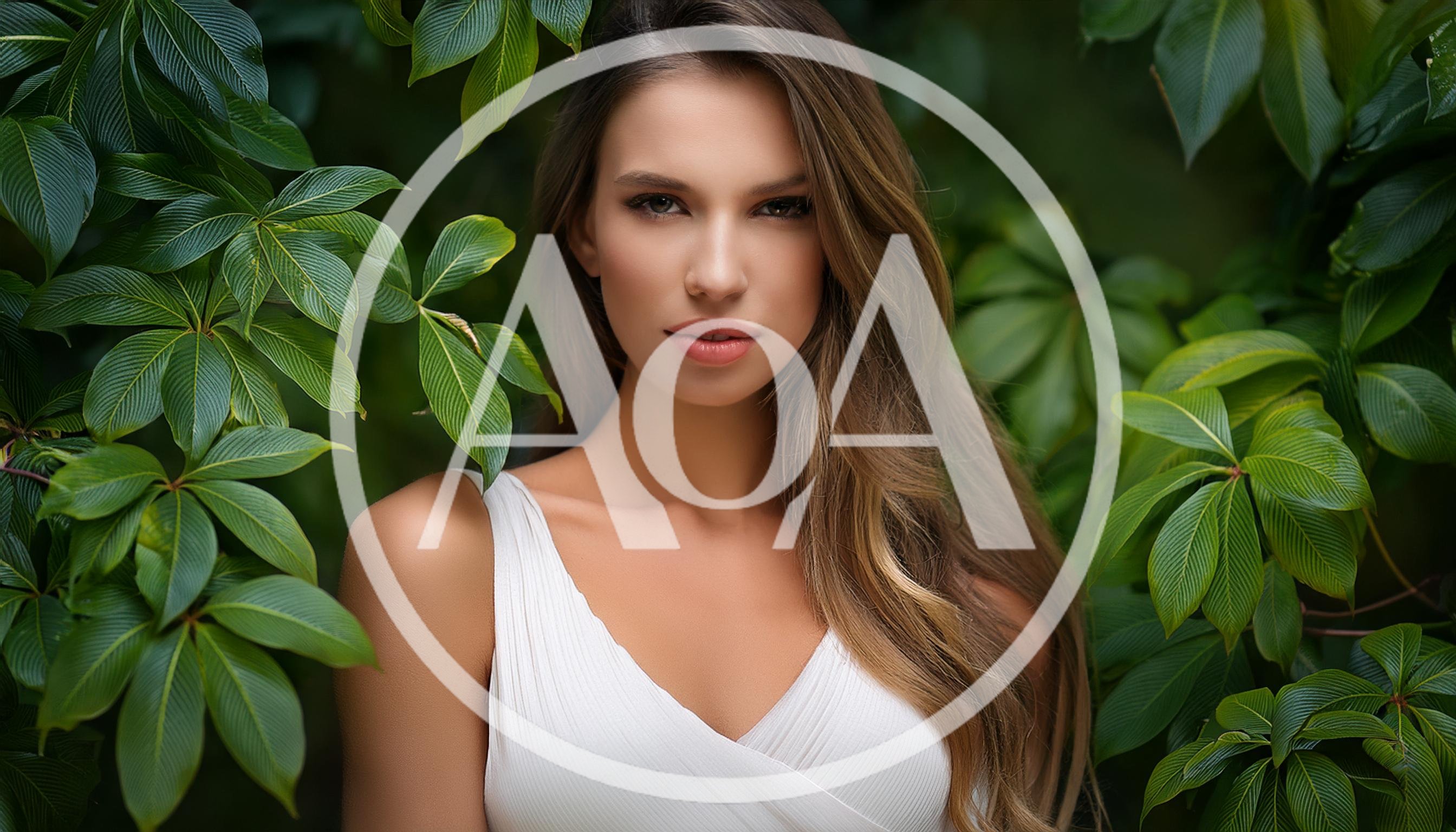 Portrait Of A Beautiful Woman In Nature