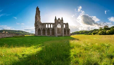 Ruins Of Tintern Abbey In The Wye Valley