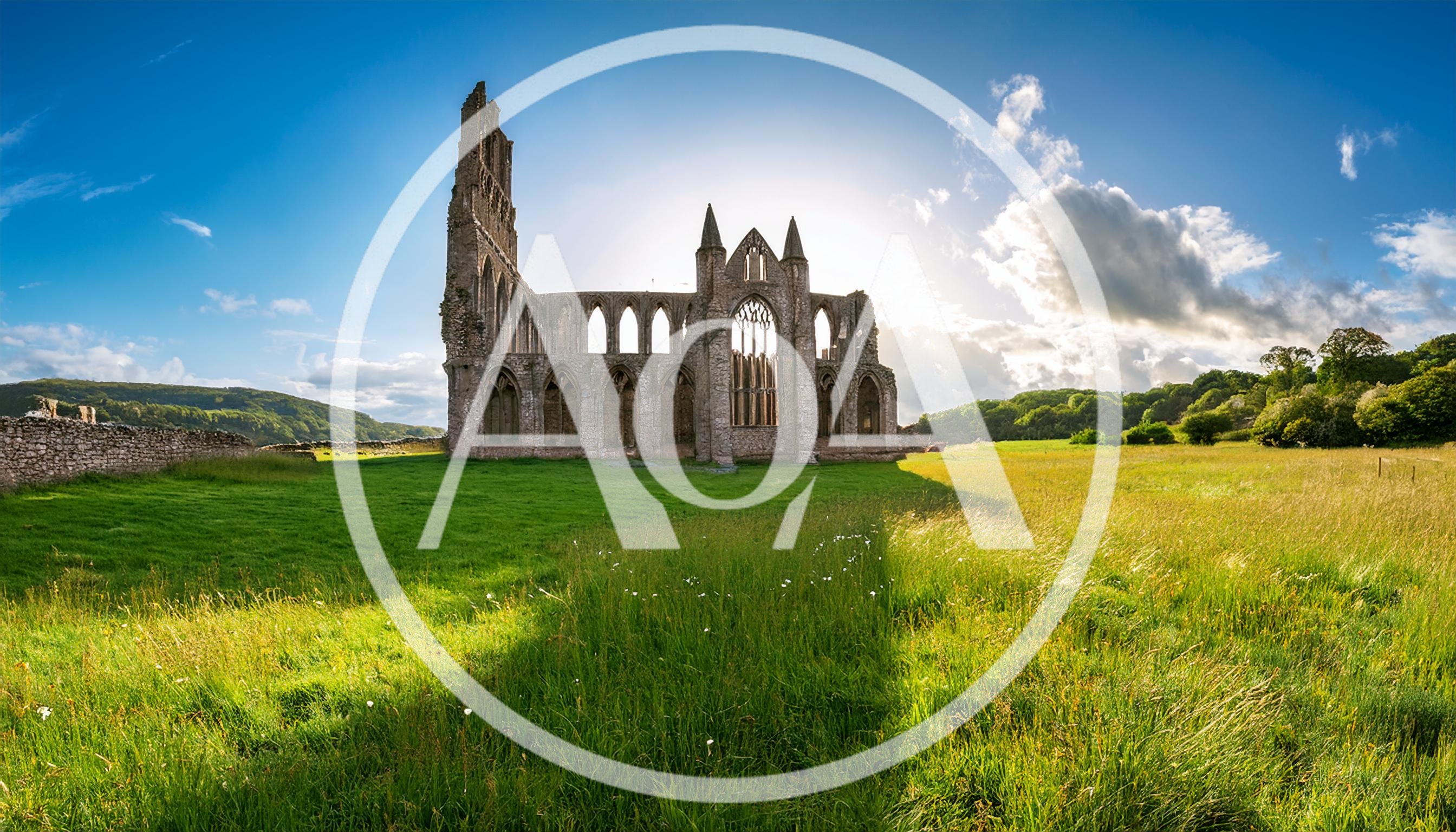Ruins Of Tintern Abbey In The Wye Valley