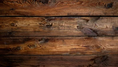 Rustic Dark Brown Weathered Wooden Planks Background