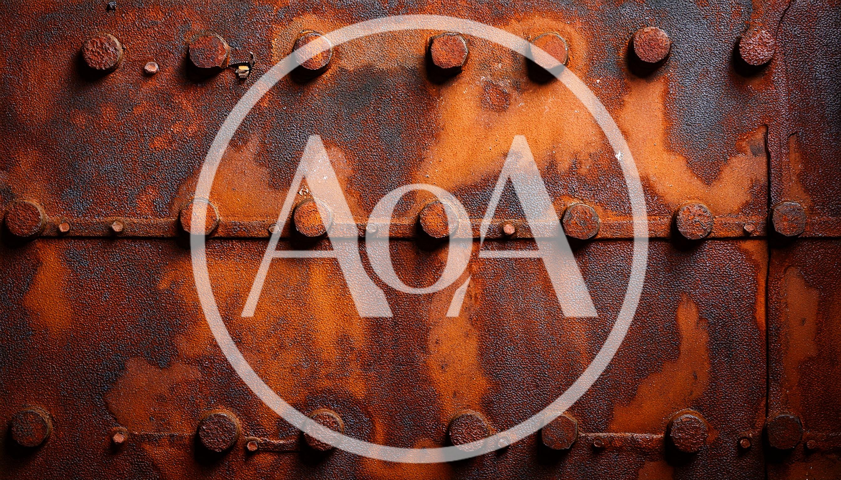 Rusty Metal Plate With Rivets And Seams