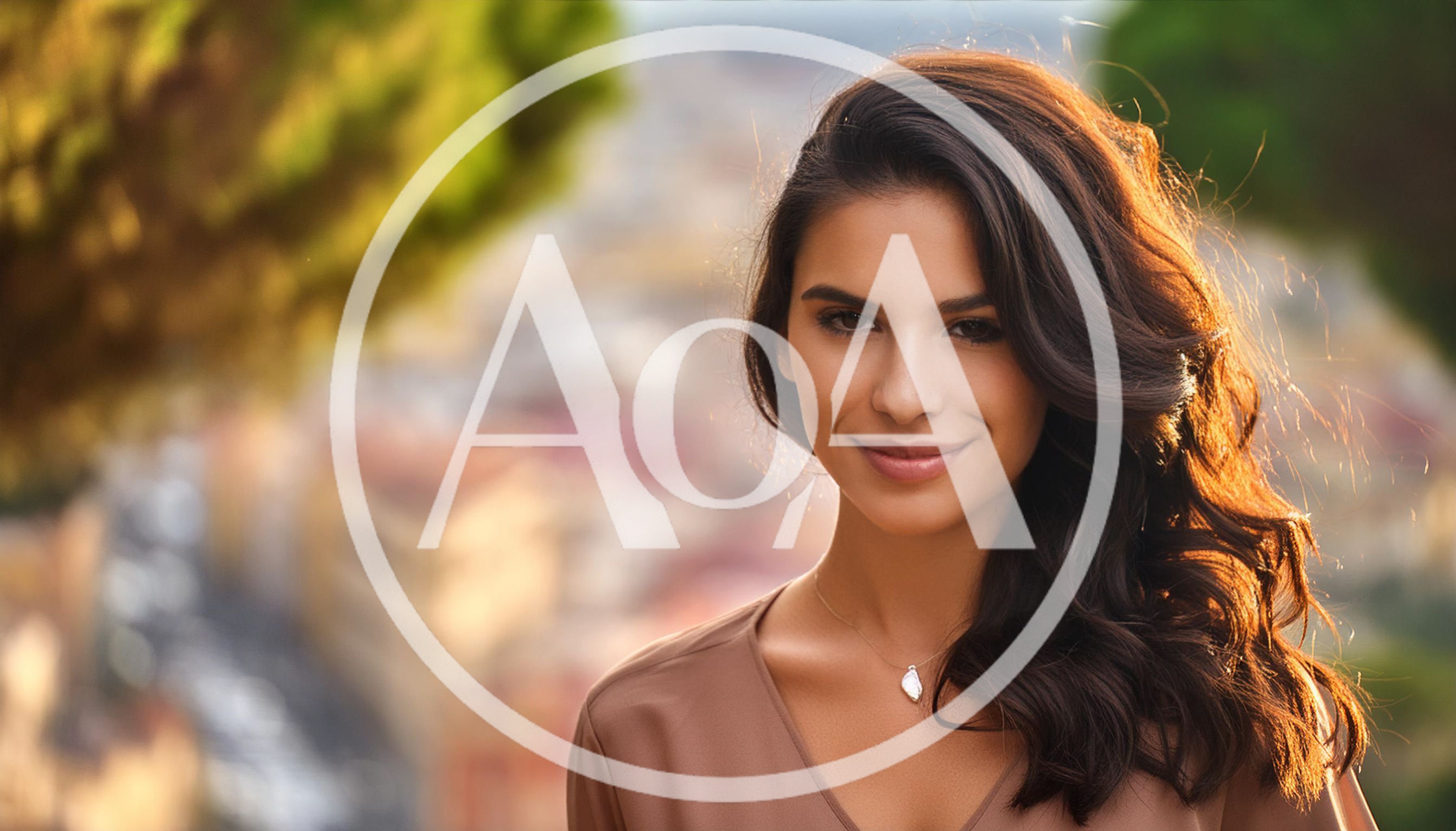 Portrait Of A Beautiful Young Woman Outdoors