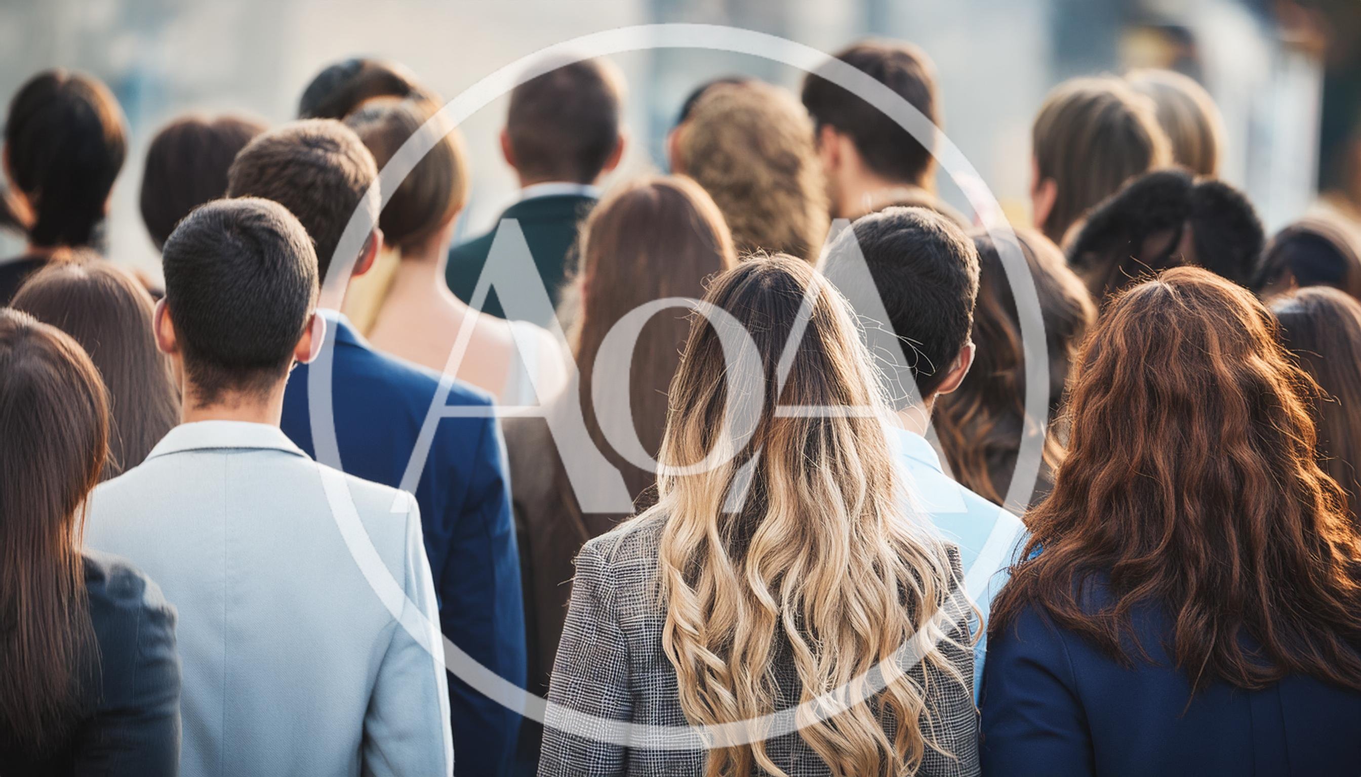 Diverse Group Of Professionals Walking Together Outdoors