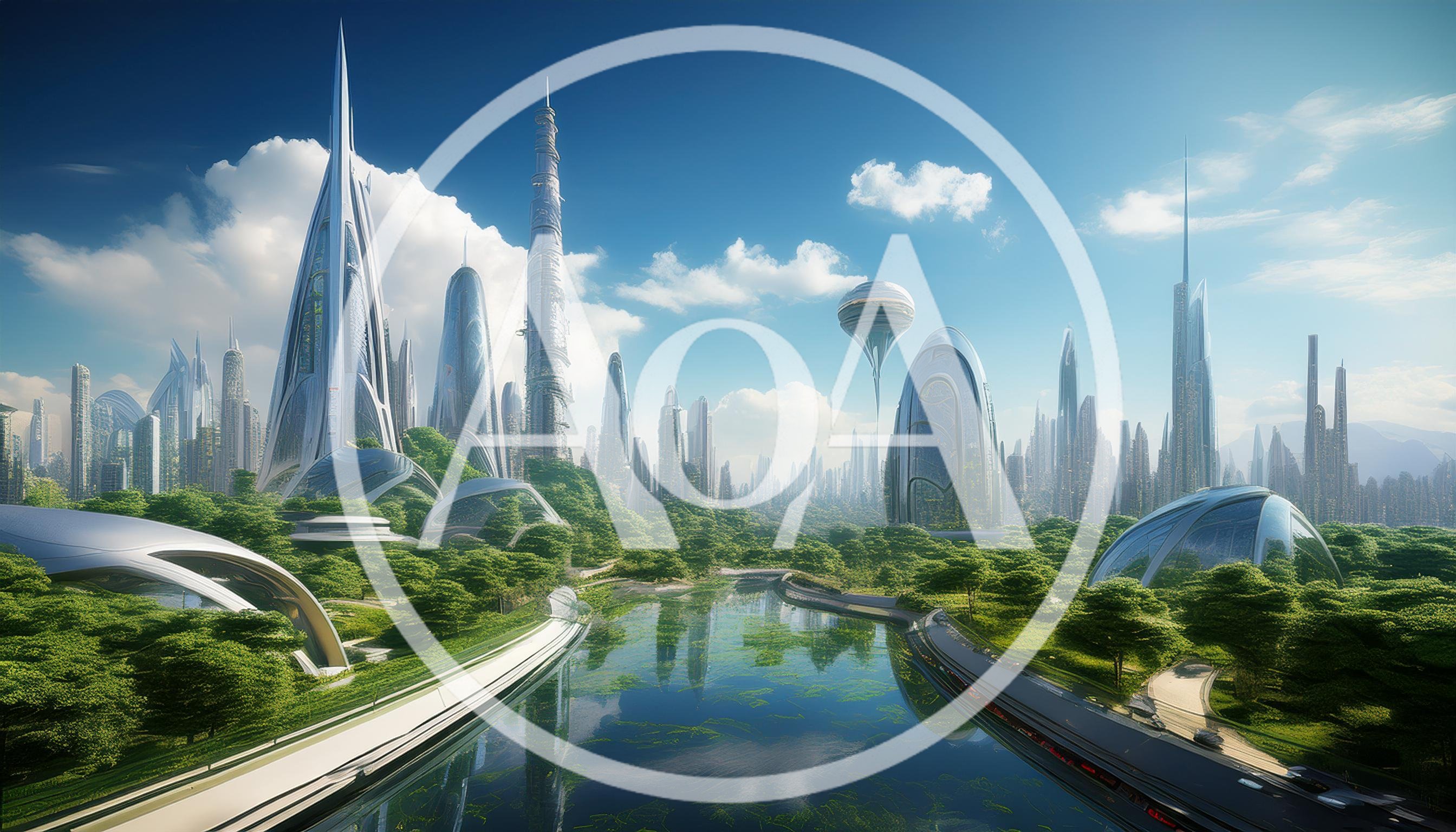 Futuristic Eco-Friendly Cityscape With Advanced Architecture