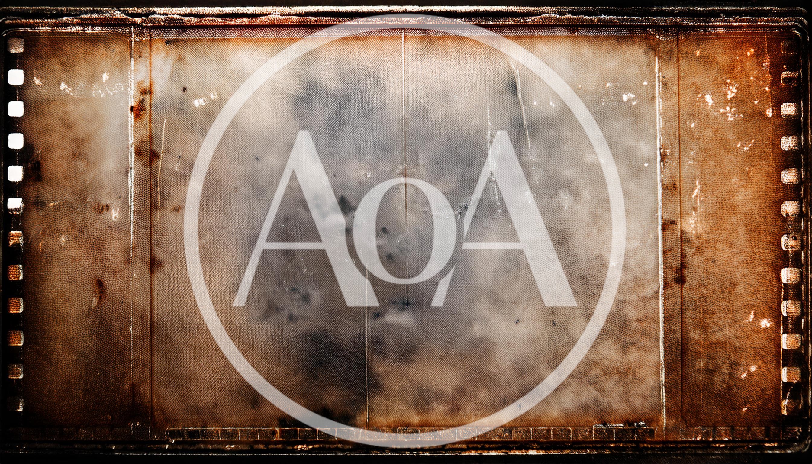 Vintage Film Strip Texture With Grunge Overlay