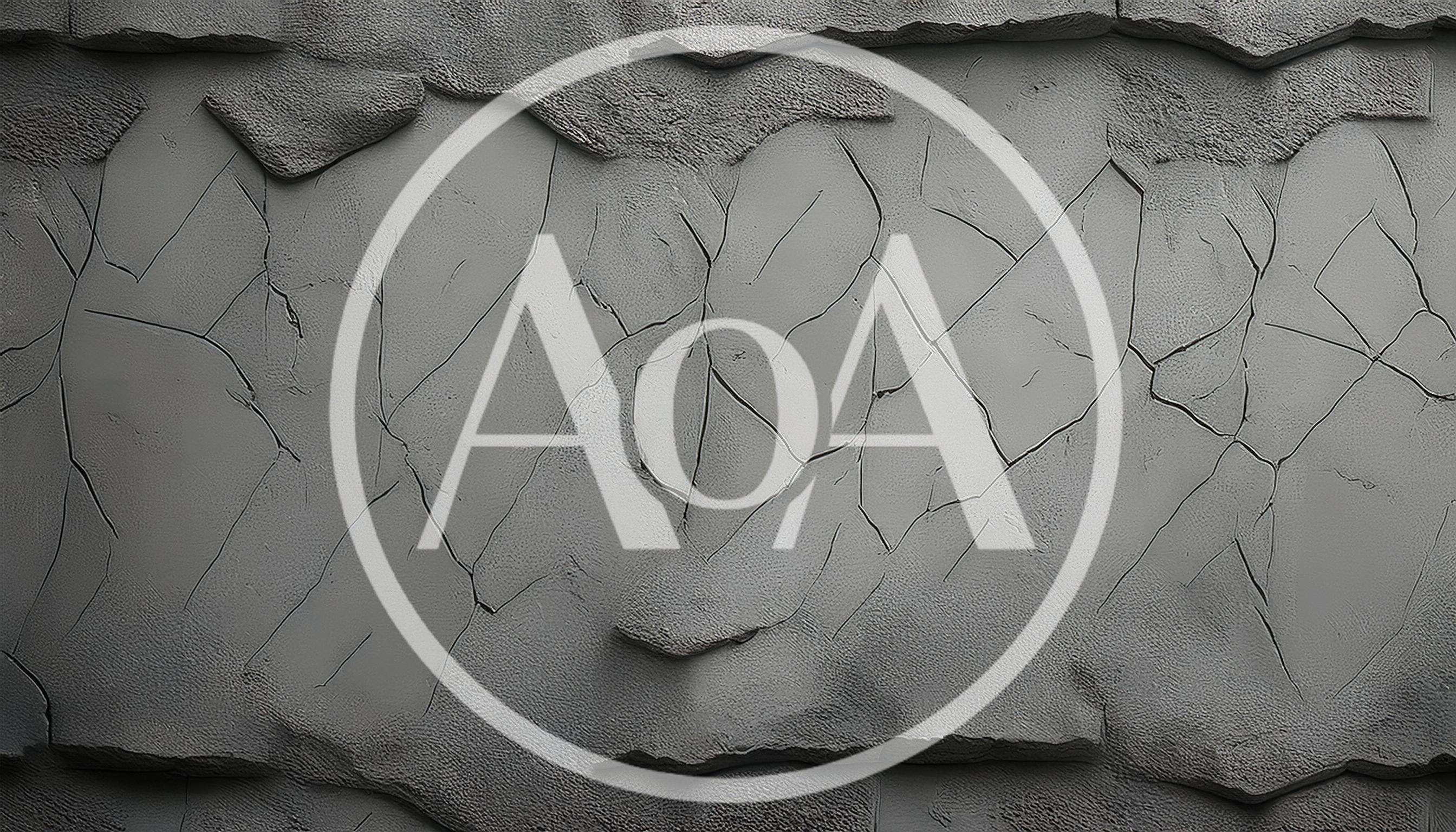Cracked Gray Concrete Wall Texture Background