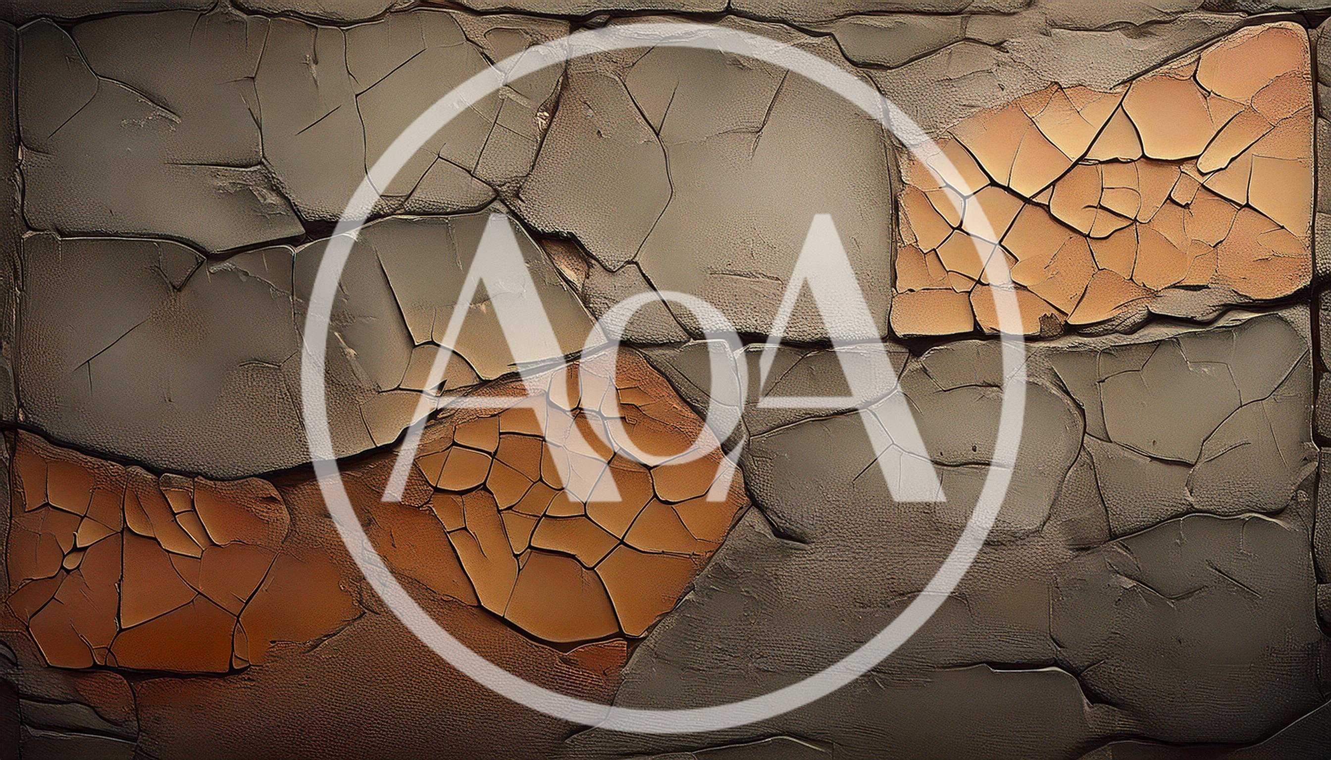 Cracked Earth Texture With Contrasting Color Patches