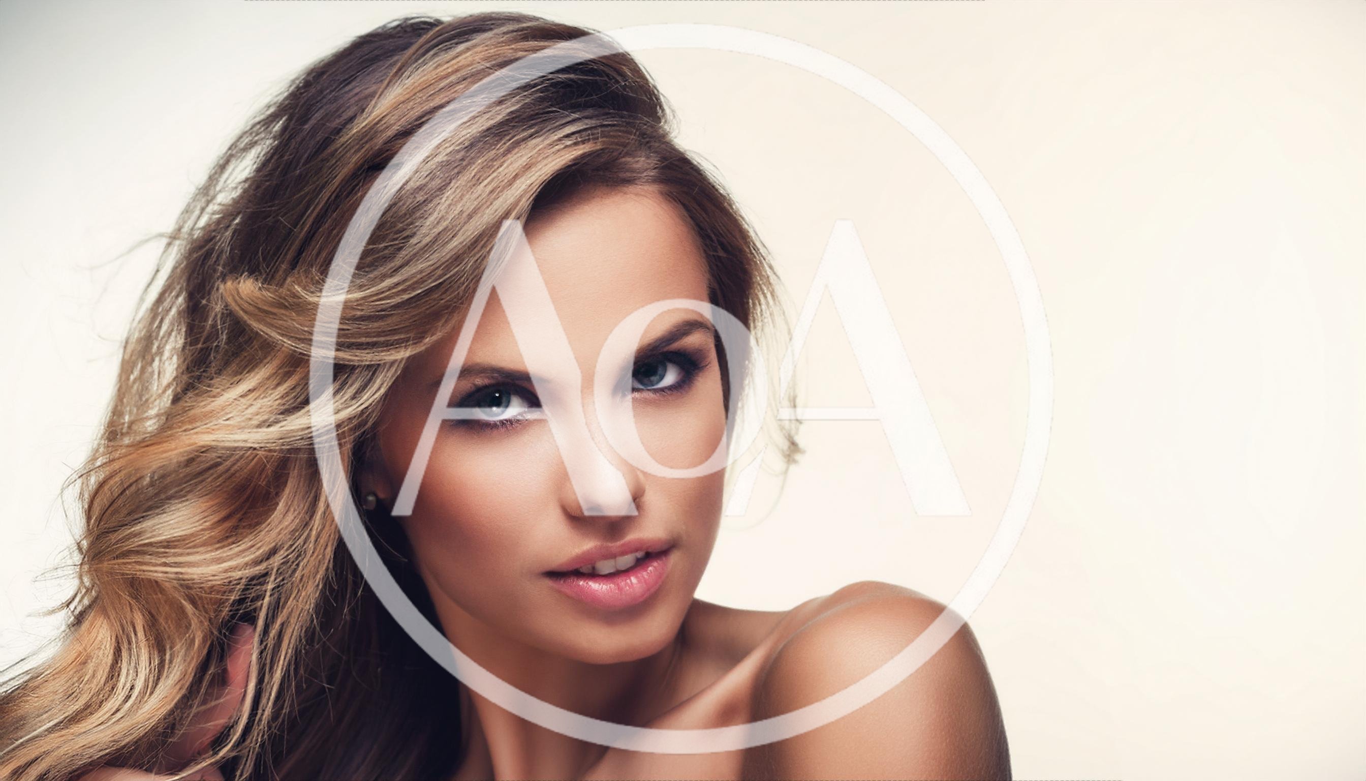 Portrait Of A Beautiful Woman With Blonde Hair