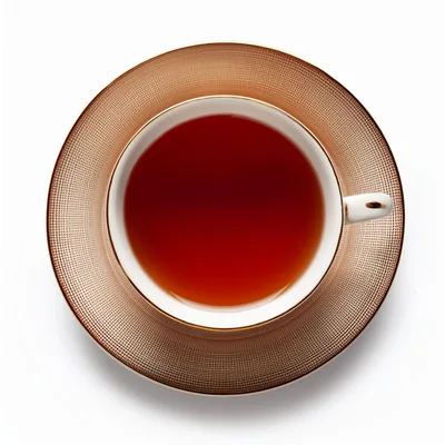 Top Down View Of A Cup Of Tea