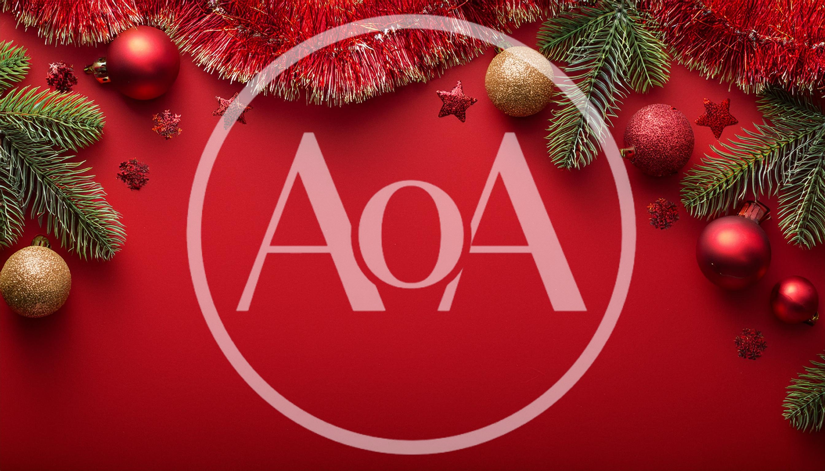 Christmas Holiday Background With Ornaments And Pine Branches