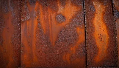 Weathered Corroded Metal Surface With Rust Texture