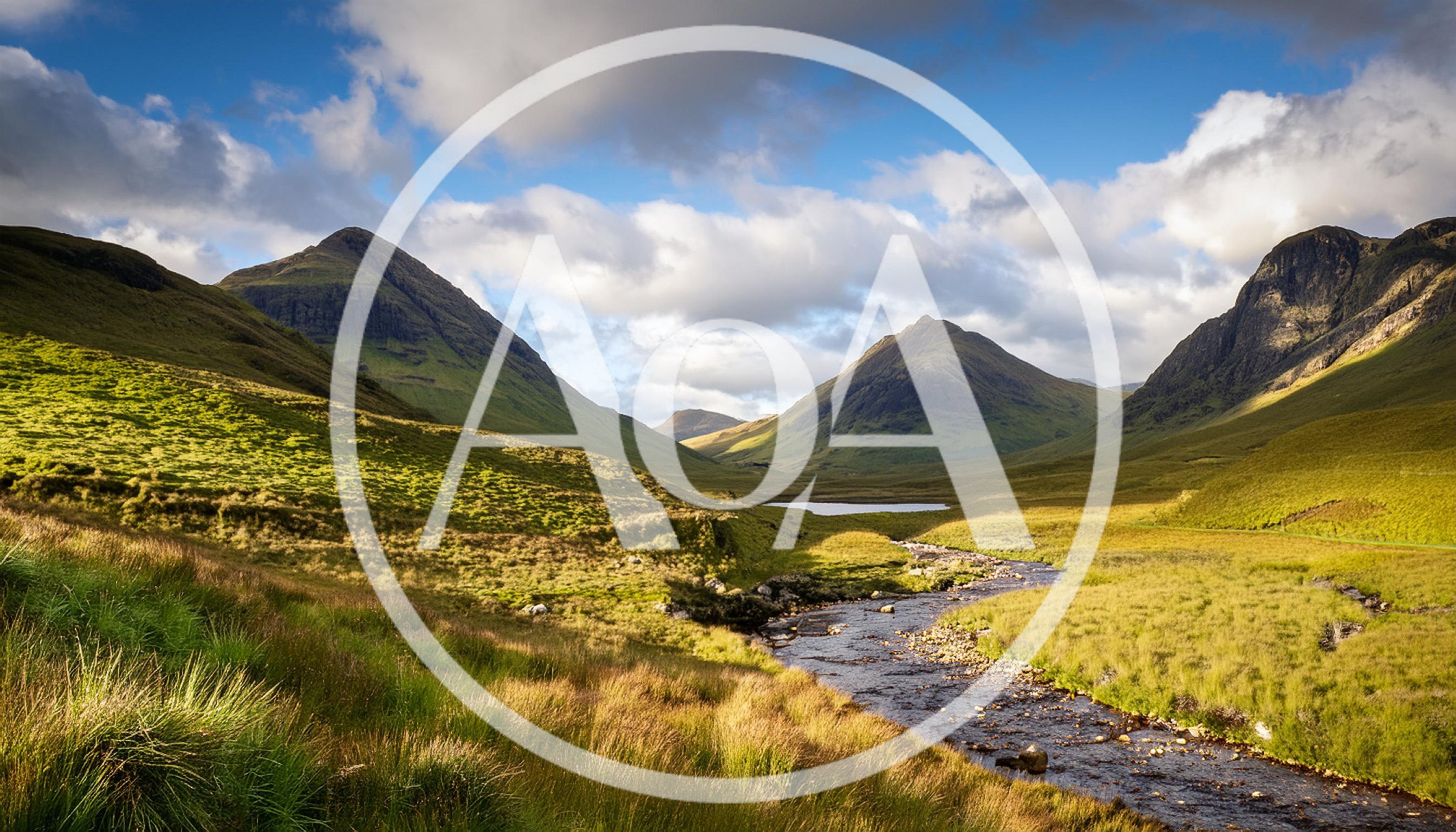 Scenic Landscape Of Glencoe Valley In The Scottish Highlands