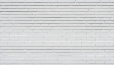 White Painted Brick Wall Texture Background