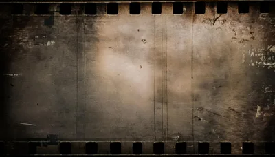 Vintage Distressed Film Strip Texture Background