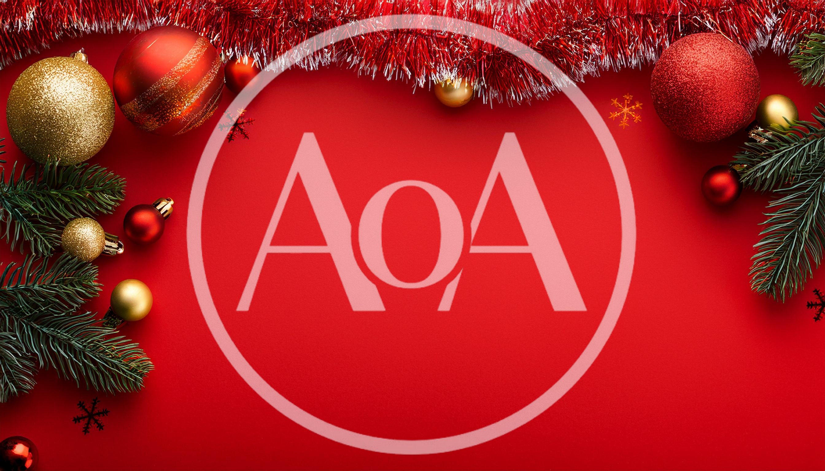 Christmas Holiday Background With Ornaments And Pine Branches