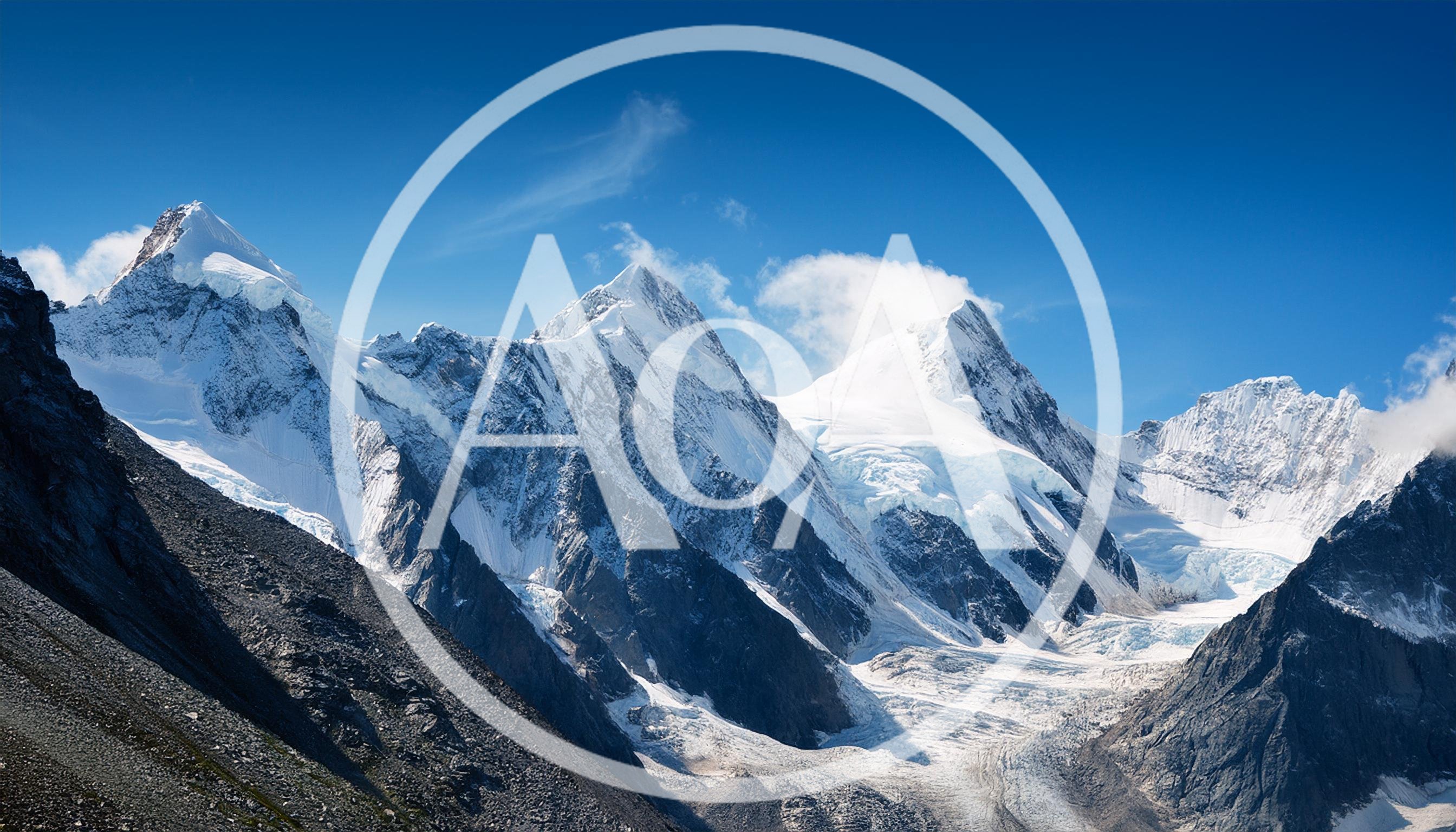 Snow Covered Peaks of the Altai Mountains