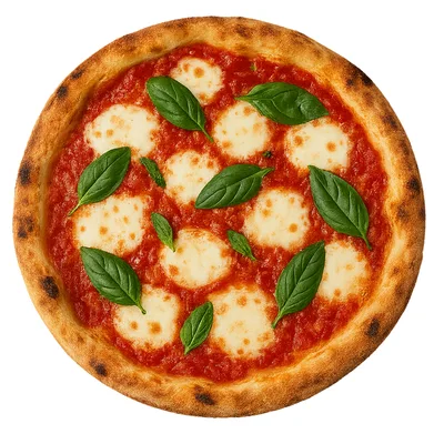 Classic Margherita Pizza With Fresh Basil And Mozzarella