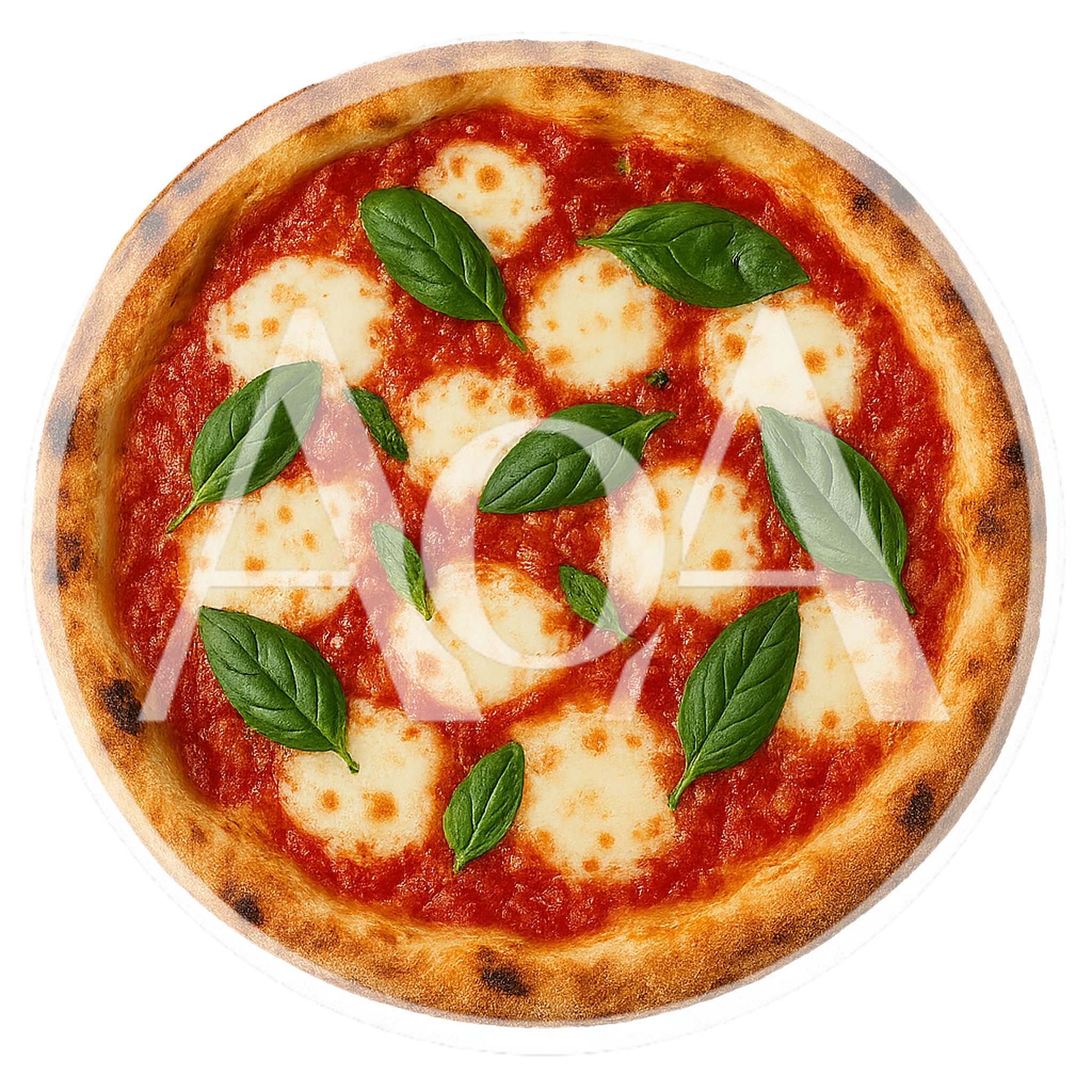Classic Margherita Pizza With Fresh Basil And Mozzarella