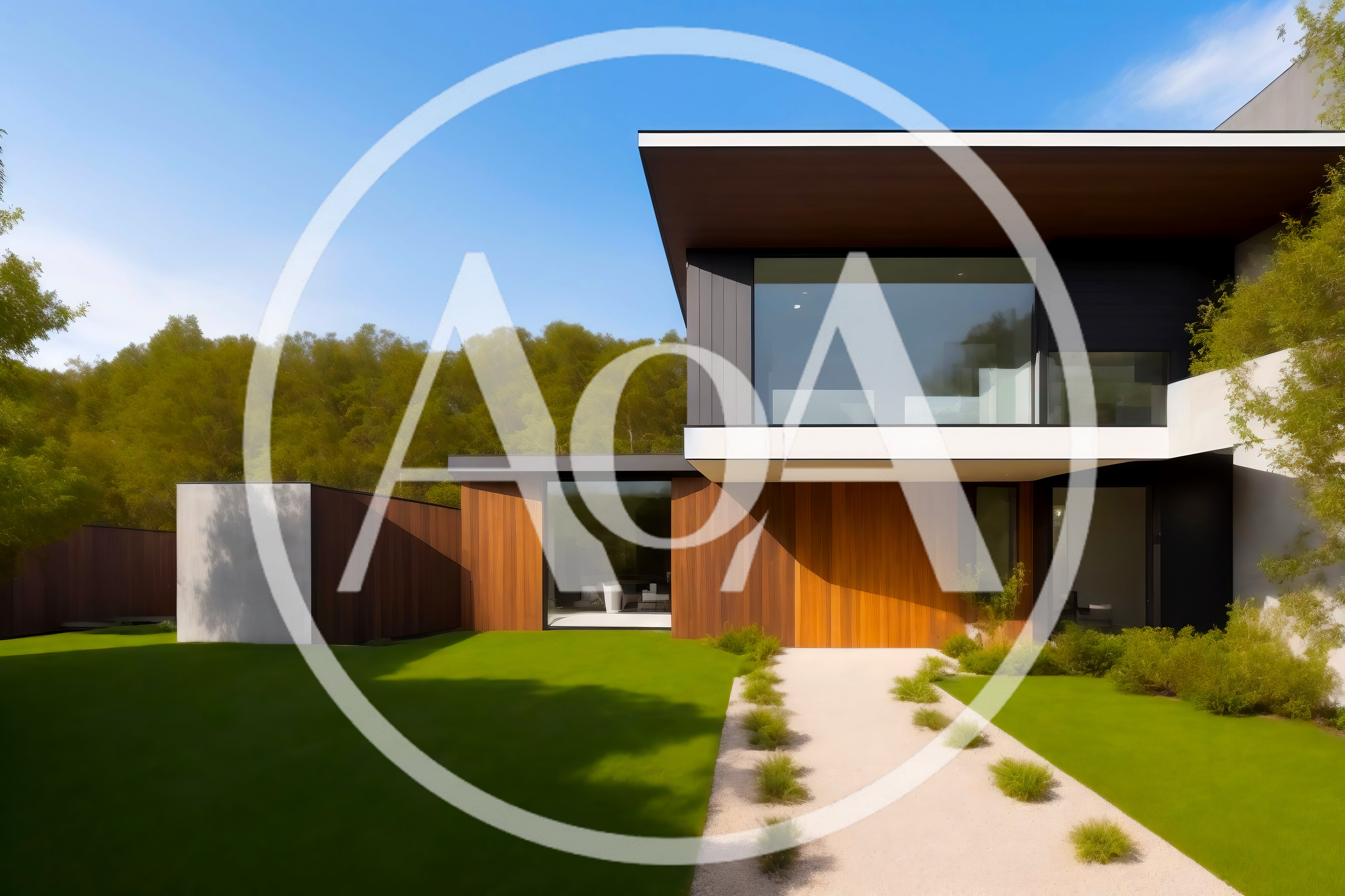 Modern Luxury House With Wood Siding And Large Windows