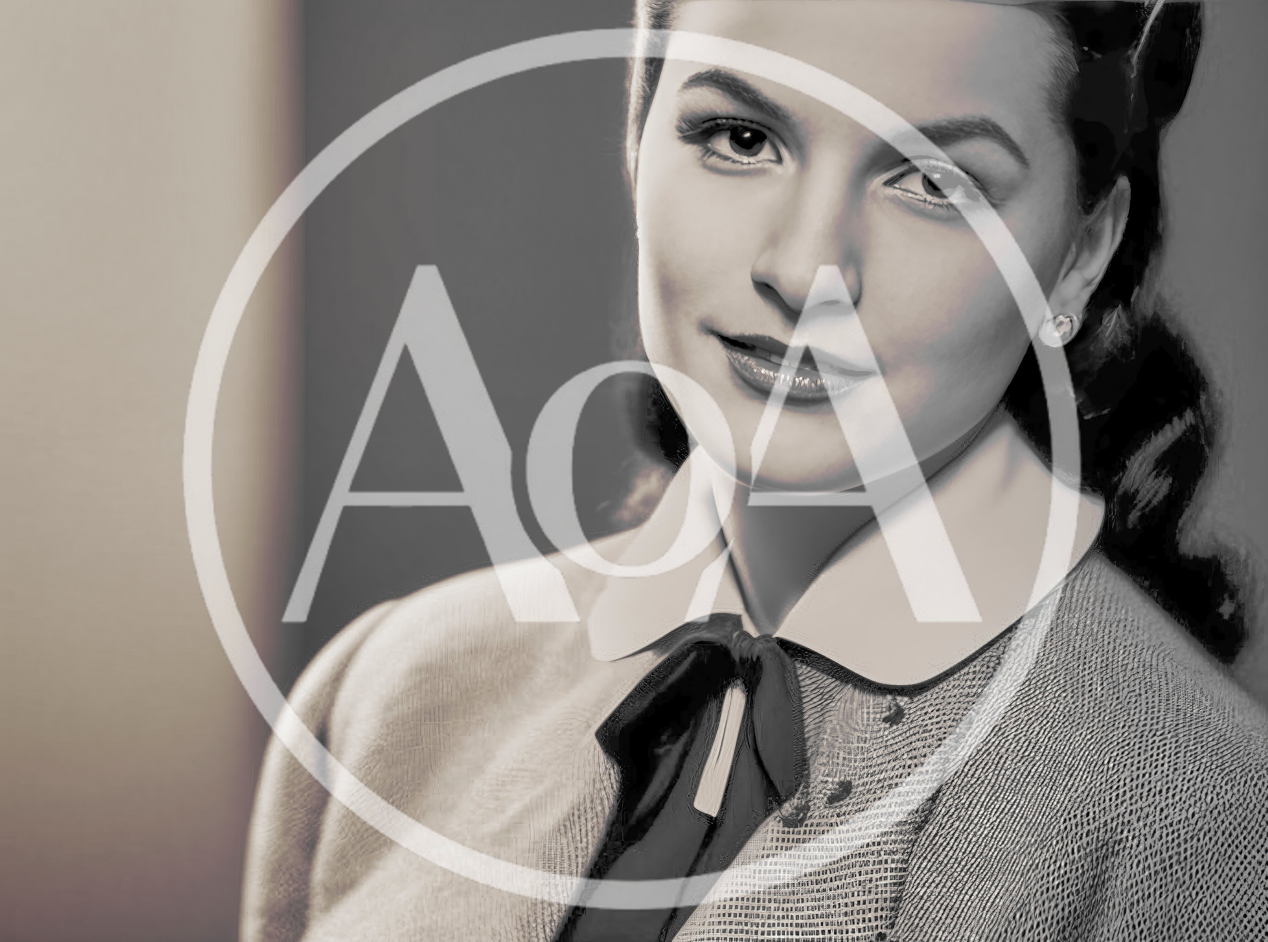 Portrait Of A Young Woman In Vintage Style