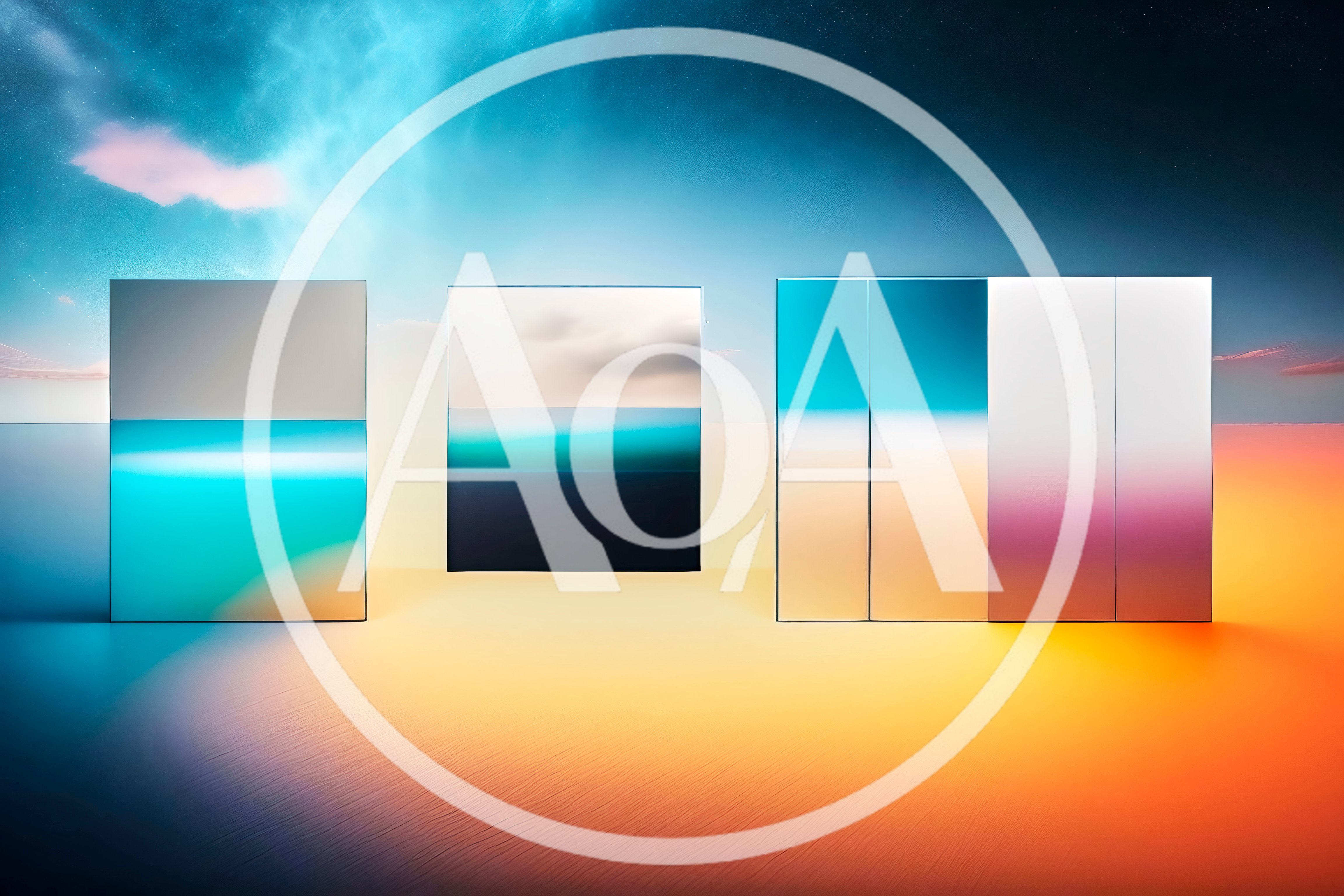 Abstract Geometric Structures In A Surreal Dreamscape