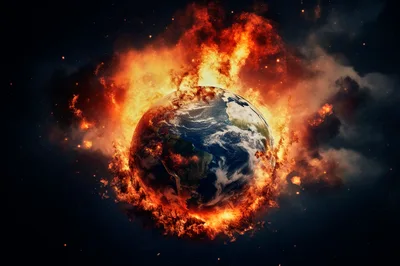 Planet Earth Engulfed In Intense Global Firestorm